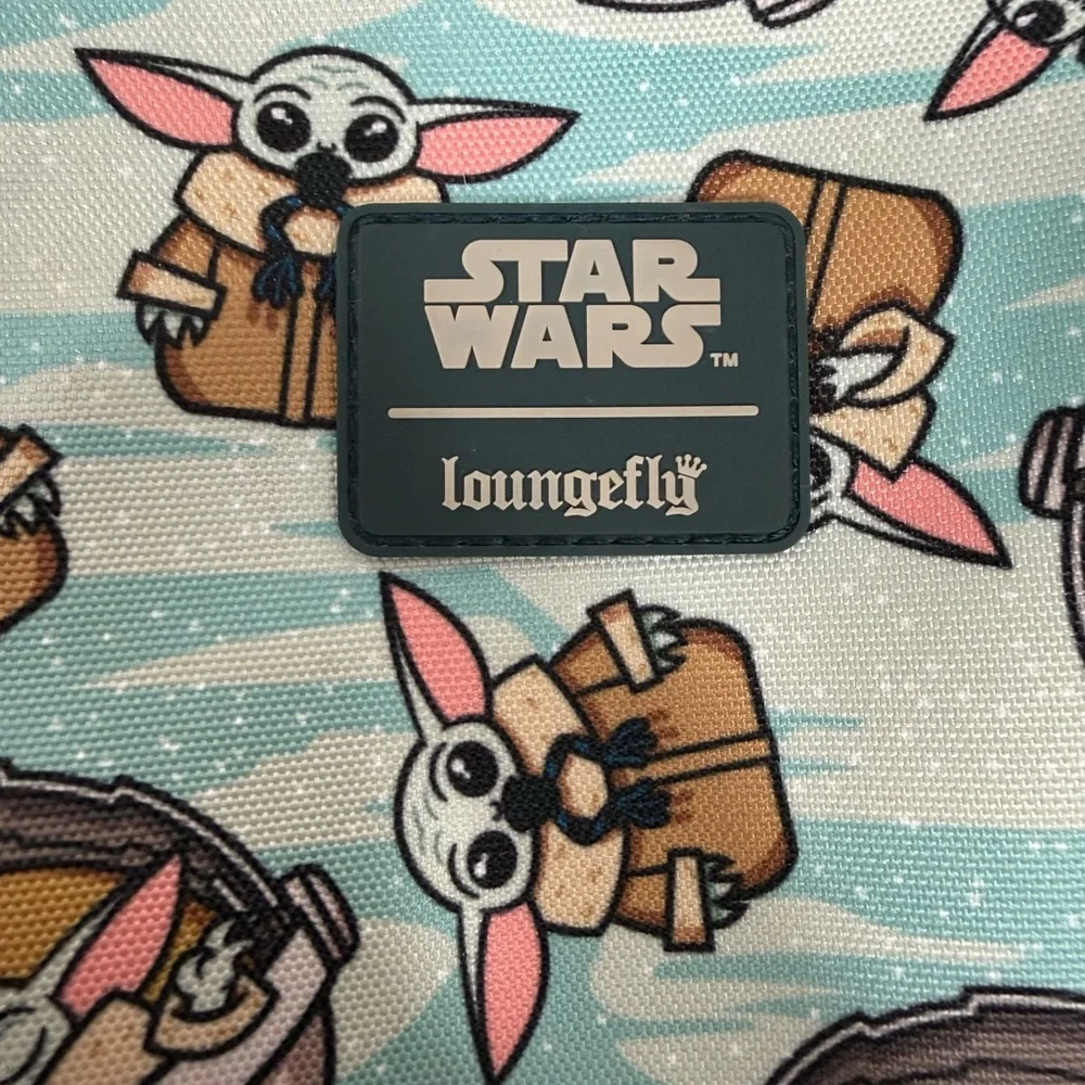 Loungefly Star Wars Baby Yoda Patterned Bag